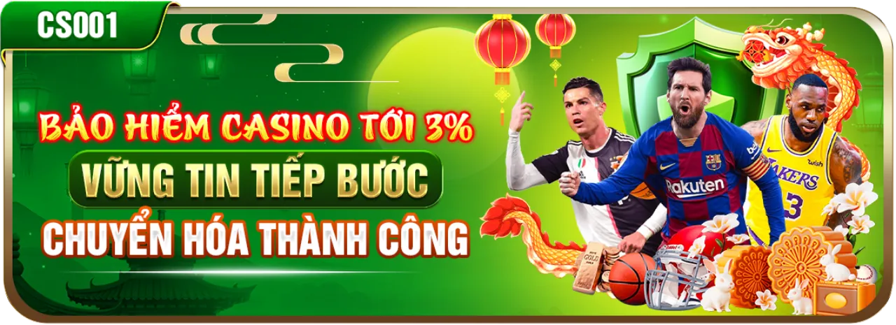 Banner khuyến mãi slot game